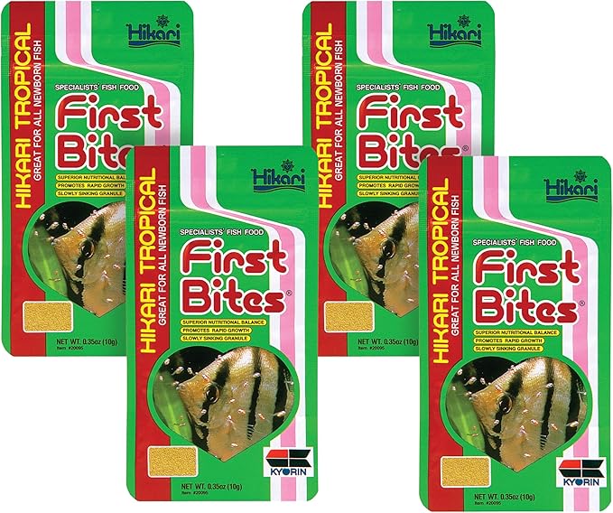 Hikari First Bites Fish Food (0.35 oz.) [Set of 4]