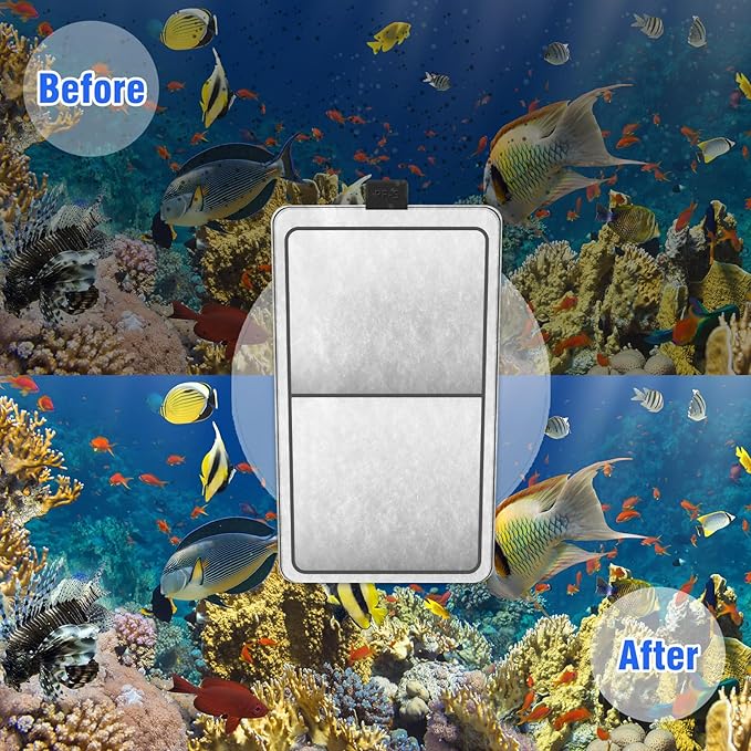 12-Pack Filter Cartridge Replacement for Top Fin PF-S Silenstream PF10 Power Filters