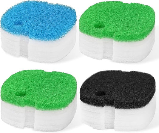 AQUANEAT Replacement Canister Filter Pads Compatible with SUNSUN HW-302 Aquarium Filter Media Sponge Floss 16pcs