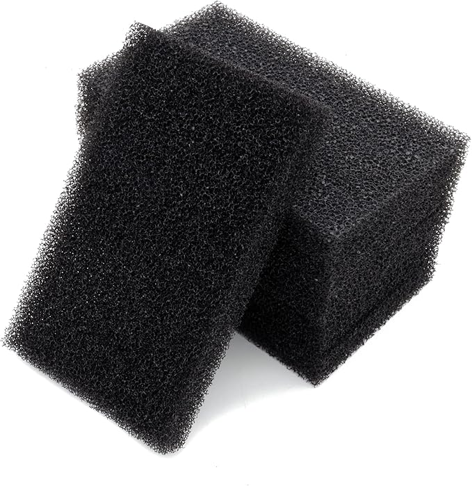 Aquarium Bio Filter Media Sponge, 6.28 x 4 x 0.78 inch 6 Pack Cut-to-Size Foam for Aquarium Fish Tank (6 pcs)