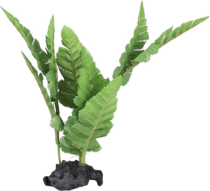 CNZ 3 Pcs Assorted Lifelike Green Aquarium Plastic Plant Decoration (3pcsGR7inch)