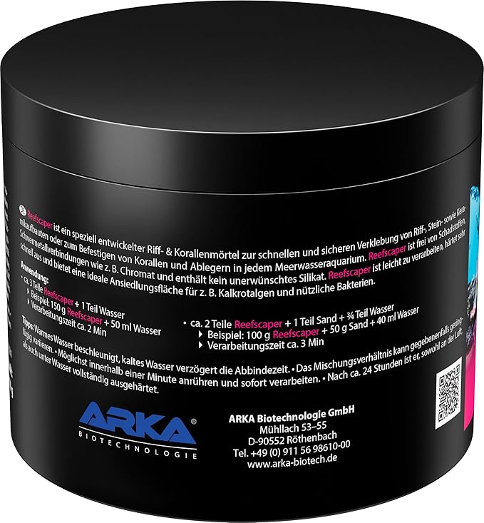 MICROBE-LIFT - Reefscaper | Reef Mortar, Coral Glue, Perfect for Fixing Reef superstructures, Corals and offshoots in Any Marine Aquarium. | Content: 500g