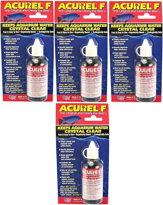 Acurel F Aquarium Clarifier (50ml, Pack of 4)4