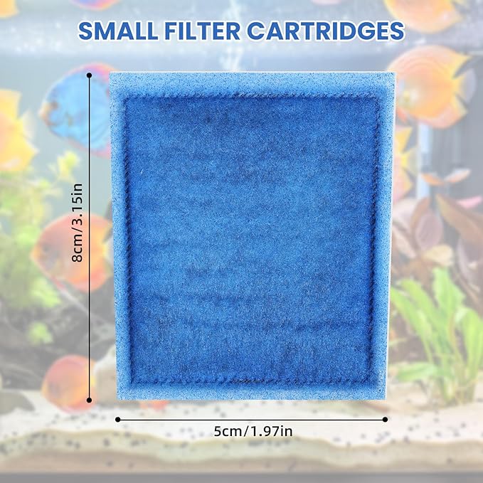 12 Pack Rite-Size C Aquarium Filter Replacement Cartridge Compatiable with Marineland Penguin PRO Power Filters 275/375 & Original Penguin Power Filters 200/350