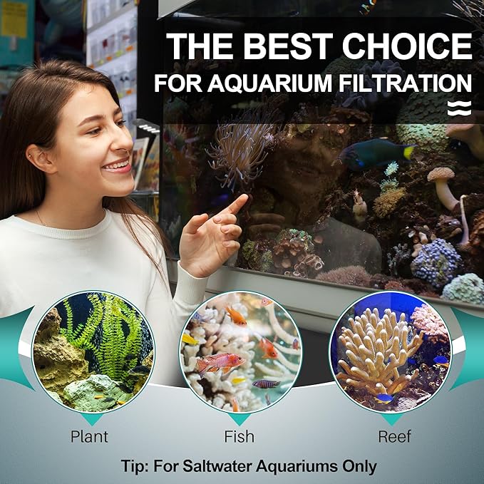Dreyoo Replacement Fleece Roll Compatible with Reef 250, 105 Ft – Easy Install, Superior Filtration for Clean, Clear Reef Tanks – Ideal for Aquarium Enthusiasts, Fit Roller Mat Filter(1 Pack)