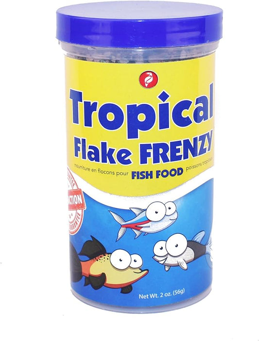 Pisces Tropical Flake Frenzy Fish Food (2 oz)