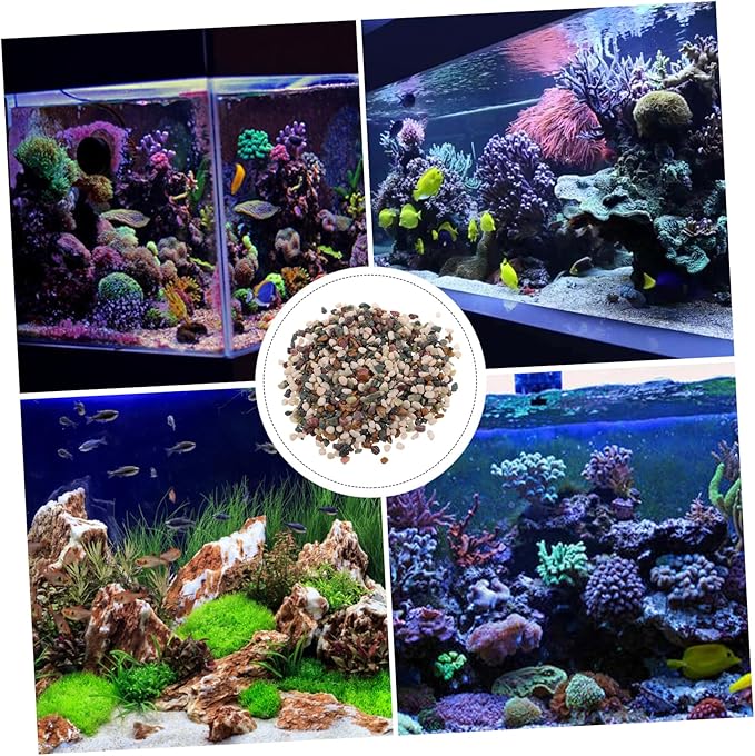 BESPORTBLE Quartz Sand Aquarium Stones Fish Tank Grit for Aquascaping Coarse Sand Stone for Decorative Bottom