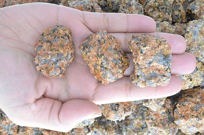 Fantasia Materials: 2 lbs Orange Terraluminite Rough Stones from India