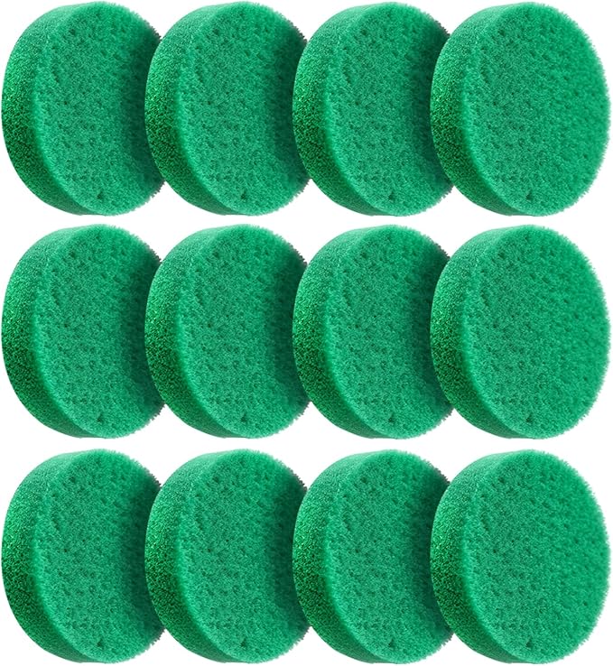 SaferCCTV 12Pcs Fine Filter Pads Water Polishing Pad Compatible with Fx4, Fx5, Fx9, Aquarium Filter Canister Filter Cotton Replacement Pad