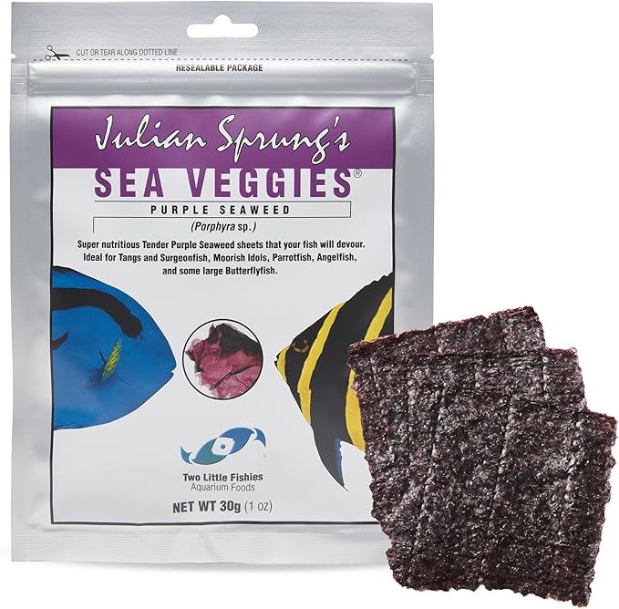 Two Little Fishies ATLSVPS4 Sea Veg-Purple Seaweed, 1-Ounce Pouch