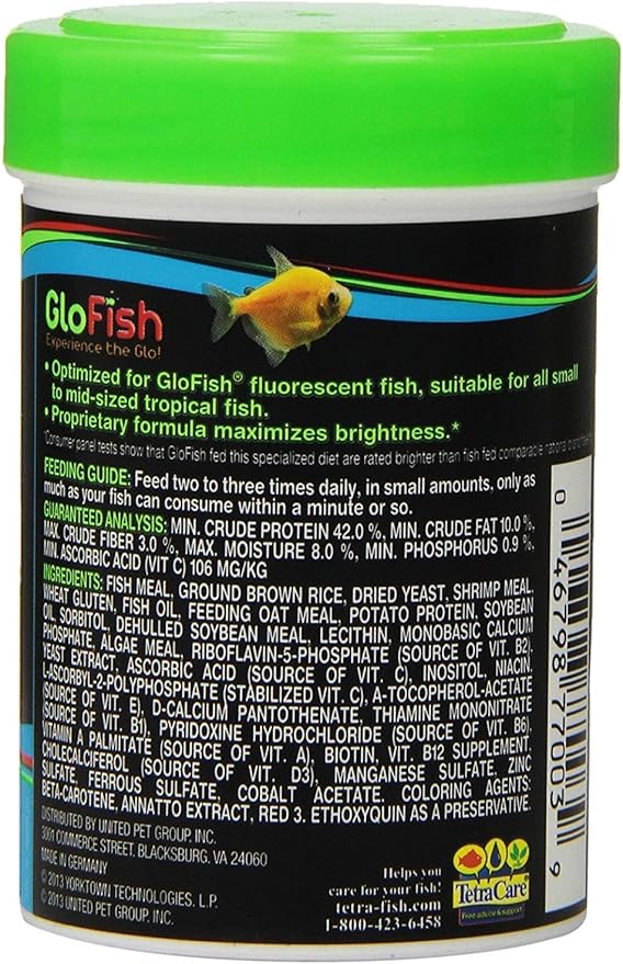 1.59-Ounce, Colorful 4 Flake Blend Food for Fishes
