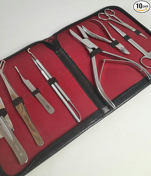 TAMSCO Deluxe Fragging Kit 10 Pieces, Silver (M-2271)