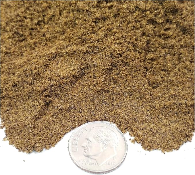 55% Protein Vitamin Rich Micro Floating/Slow Sinking Baby & Fry Food for Koi Fish & Pond Fish, All Aquarium Tropical Fish -12oz Small Jar
