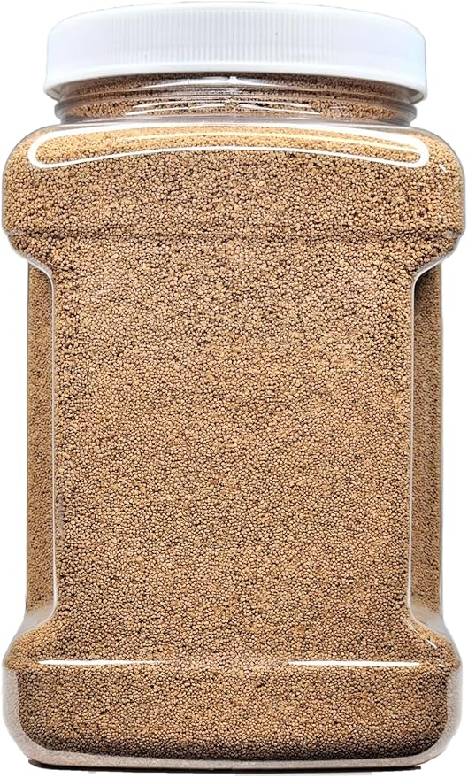 Golden Pearls 500-800 Micron Size for New Fry and Juveniles of Shrimp, Axolotls, Discus, Cichlids, Catfish, Tetras, Angel Fish, Guppies, Bettas, Goldfish, Corals, Reefs…2oz Bottle