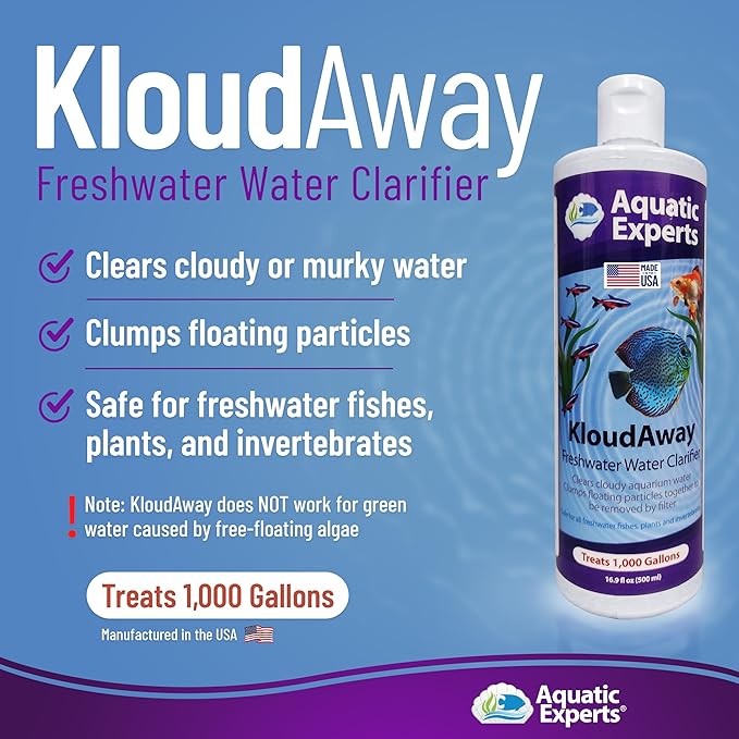 TankFirst Aquarium Water Conditioner - Concentrated 500mL and KloudAway Aquarium Water Clarifier 500 mL. Made in USA (Value Pack)