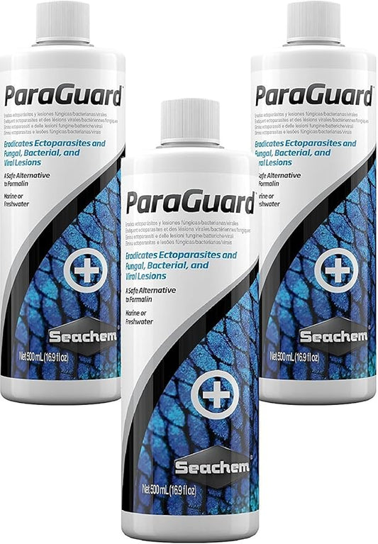 Seachem ParaGuard 500ml Bottles (3 Pack)