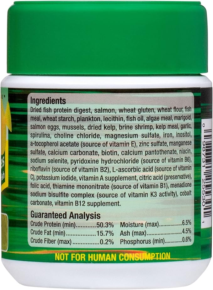 Ocean Nutrition Formula Two Flake Fish Food - Natural Ingredient Fish Food Flakes for All Tropical Fish - Supports Health & Coloration, Does Not Cloud Water, Made in USA, 1.2 oz (34 g)