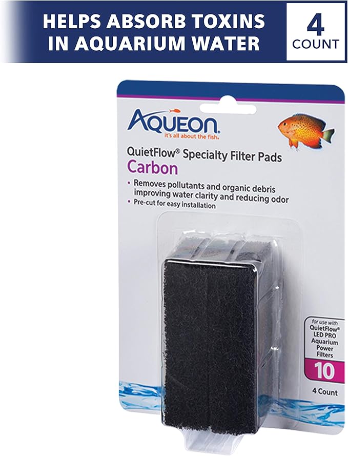 Aqueon Replacement Specialty Filter Pads Carbon 10