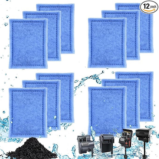 12 PCS Aquarium Filter Cartridge Filters, Rite-Size B (EZ-Change #2) Fish Tank Filter Cartridge, Replacement with Power Filters 100 125 Pro Power Filter 150 175