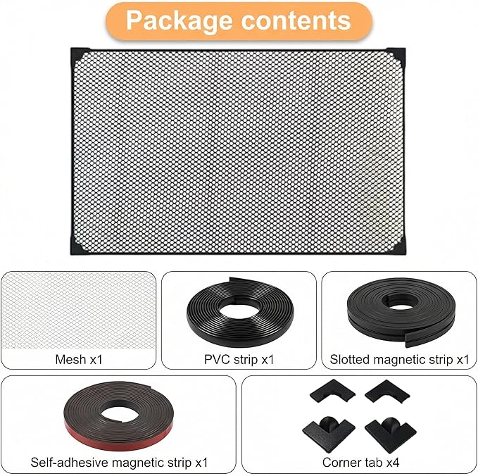 Magnetic Aquarium Lid Fish Tank Top Cover Hood Anti-Jumping Mesh Net for Fishs Tank Top Cover to Protect Fishes Jumping Out of for up to 40 Gallon Fish Tank