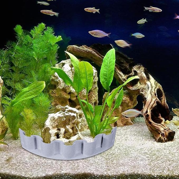Aquarium Substrate Divider – Fish Tank Fence | Aquarium Accessories Decorative Board | Sand Water Grass Mud Separator | Planted Aquarium-Landscaping Panel for Fish Tank Isolation