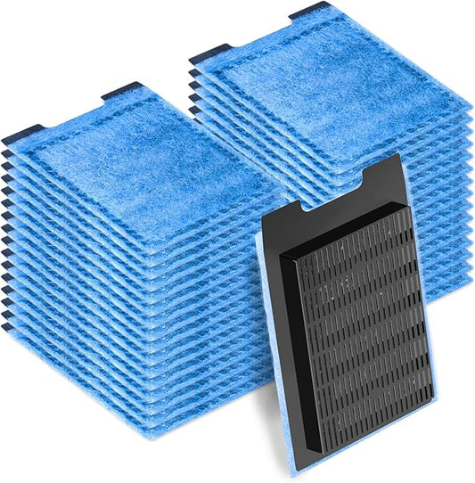 Umlecoa 8/16/32 Pack Rite-Size Z Filter Cartridges Compatible with MarineLand Eclipse Filtration Systems & Marineland Hidden Filtration System - Rite-Size Z Replacement Filter Cartridges