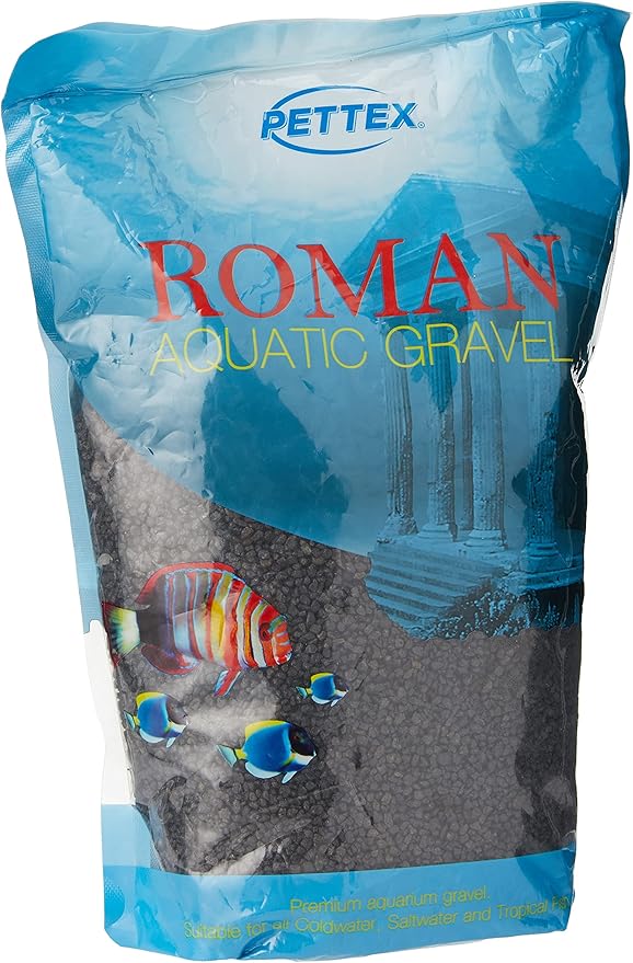 Pettex Roman Gravel Aquatic Roman Gravel 2 Kg Jet Black