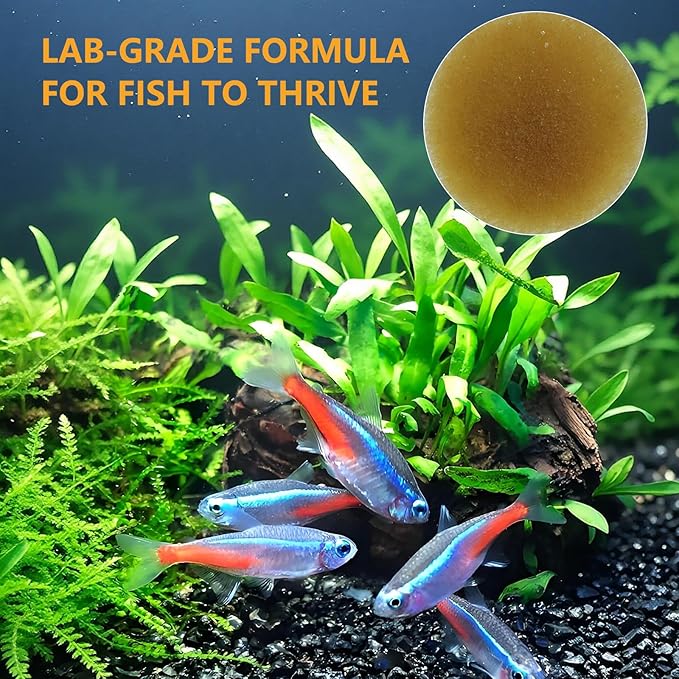 Liquid Fish Food with Non-Living Daphnia - No Refrigeration Needed for Tropical Fish, Fry, Corals, Seahorses & Jellyfish - Promotes Vibrant Colors & Healthy Growth (Daphnia)