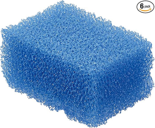 OASE Indoor Aquatics Filter Foam for The Bioplus 20 Ppi Blue (Pack of 6)