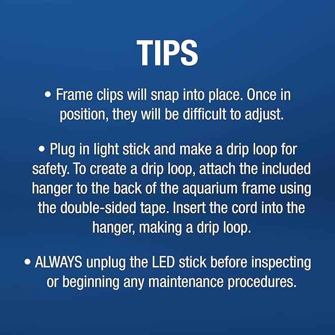 Tetra LED Aquarium Hood 24 in x 12 in, Low-Profile Fish Tank Cover with Hidden Lighting