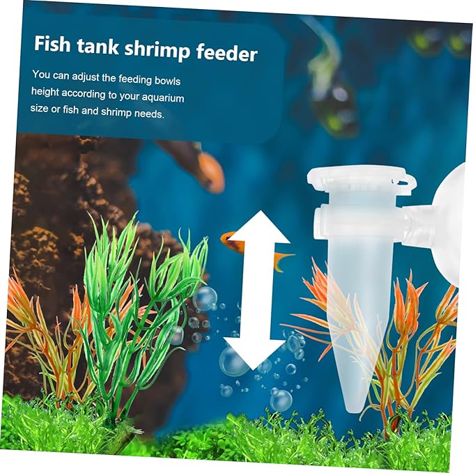HANABASS 5pcs Mini Aquarium Shrimp Feeder Cup Aquarium for Freshwater and Tanks Automatic for Fish and Shrimp