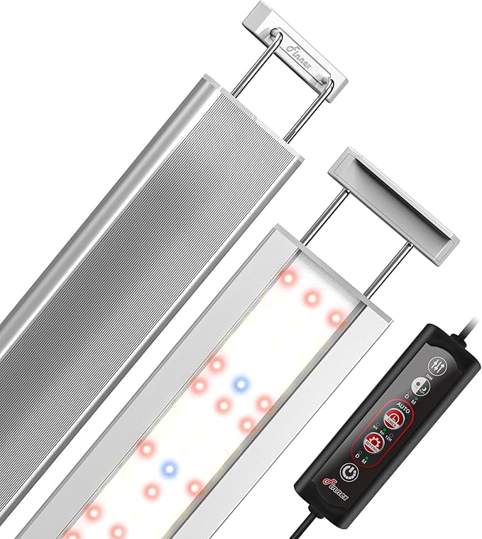 Finnex Planted+ 24/7 Aquarium LED Light, 660nm Plant Red, 3.0 Series, 24"