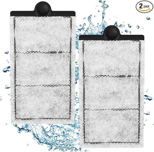 2 Pack Carbon Cartridge Replacement for Aquatop Pisces Filter Aquariums, Fits All Pisces Models, for PCS-5G, PCS-3G, PCS-5GB and PCS-5GC, Fish Tank Carbon Filter – PCS-RCI