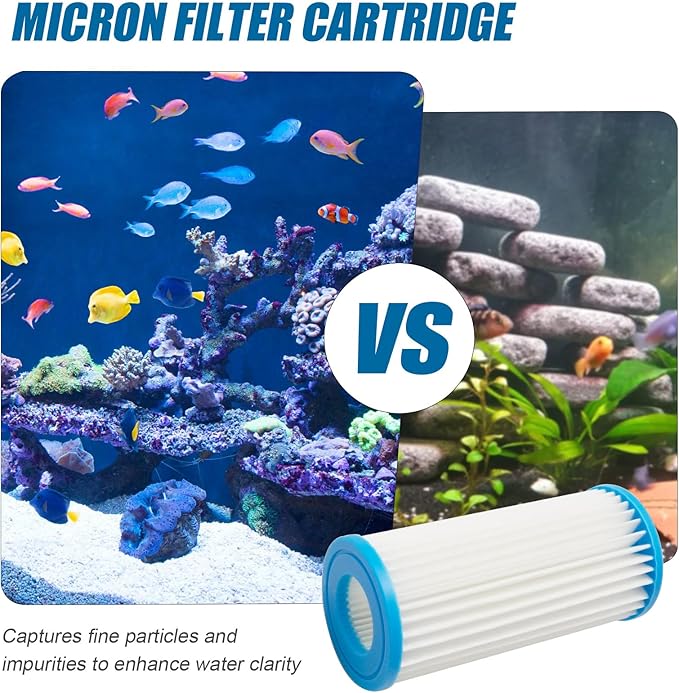4 PCS Micron Filter Cartridge, Reliable Replacement Filters, Replacement for Marineland Magnum ML90770