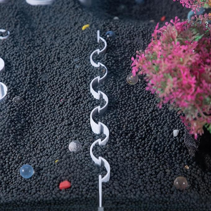 Aquarium Substrate Divider - Fish Tank Sand Screen | Fish Tank Gravel Separator | Fish Tank Gravel Separator Fence, Decorative Landscaping Board, Designed for Sand, Water Grass, and Mud Isolation