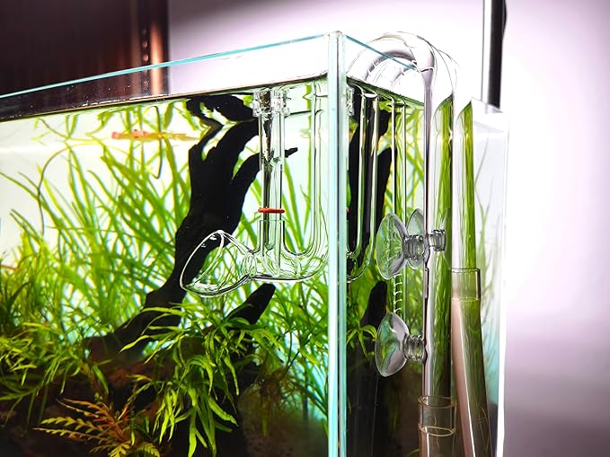 Mini Skimmer Lily Pipe Outflow and Inflow Kit for Nano Planted Tanks (13mm for 1/2'' i.d. (12/16mm) tubing)