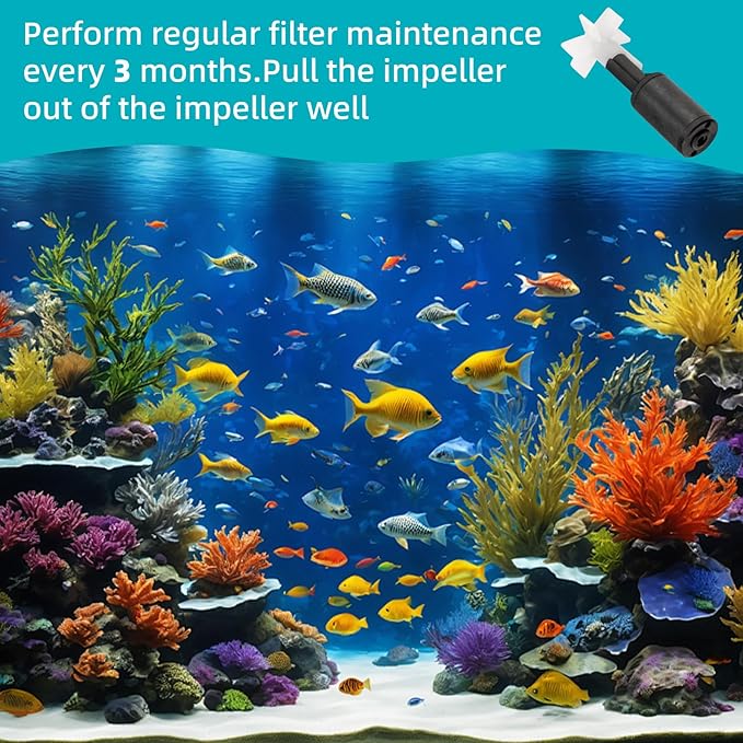 A636 Aquarium Magnetic Impeller Compatible with Aquaclear 70 Power Filter A615 Aqua Clear 70 Impeller Assembly Fish Tank Filter Systems