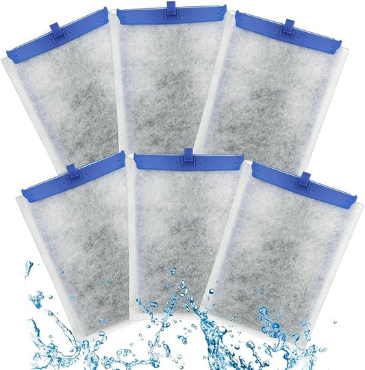 hygger HG137-10W Bio-Bag Filter Cartridges for Aquarium: 6 Pack Aquarium Replacement Filter Cartridges