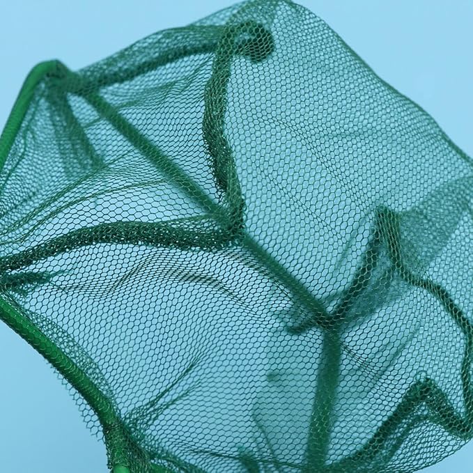 POPETPOP 2pcs Fish Fishing Net Nylon Mesh Tear-Resistant Design for Safe Catching Aquariums Twisted Plastic Handle for Versatile Use