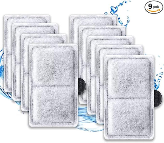 EF-S Filter Cartridges for EF-S Element and BF5 BETTAFLO, 3.7 x 2 Inch Aquarium Filter Cartridge Replacement for Small Fish Tanks (9 Packs)