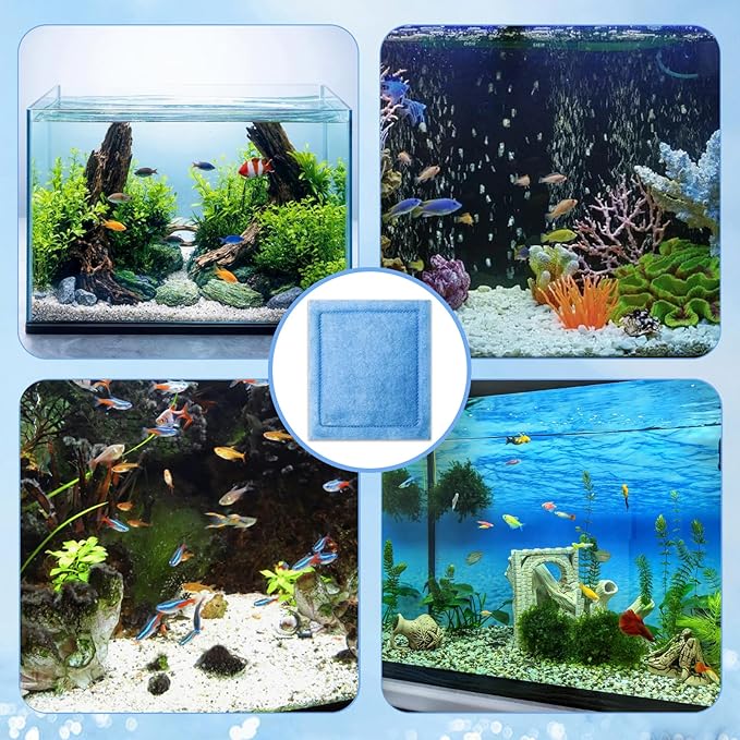 10 Pcs Aquarium Filter Cartridge Compatible with Aqua-Tech 20-40 & 30-60 Power Filters,Fish Tank Filters Replacement for Aqua Tech EZ-Change#3