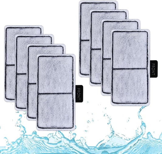 Hedday 8 Packs Filter Cartridge Compatible with Top Fin EF-S Element,8 Packs Aquarium Filter for BF5 BETTAFLO,EF-S Filter Cartridges Compatible with Top Fin Fish Tank