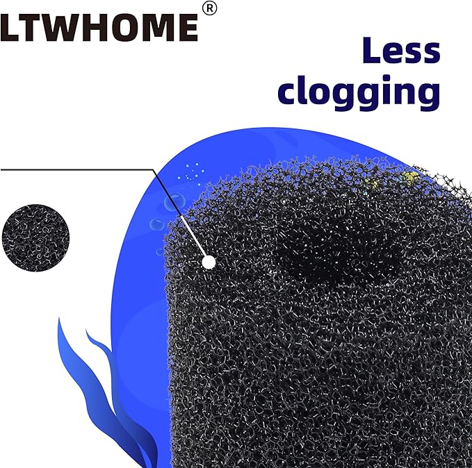 Pre-Filter Sponge/Foam Set Fit for Fluval Edge Aquarium (Pack of 12)