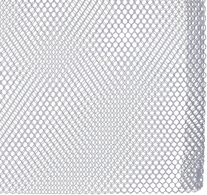 ALEGI Large Filter Media Bags,Aquarium Mesh Bags with Plastic Zipper,White Net Bags for Bio Balls, Ammonia Remover 17.8" by 13.5" (4pcs)