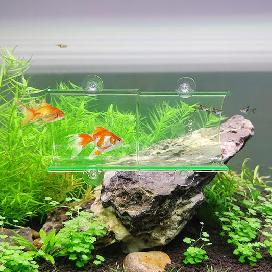 Aquarium Decorations Fish Tank Accessories for Shrimp Cichlid Hiding Breeding, Small Fish Bowl Hide Decoration, Acrylic Tube Tunnel for Betta Fish Tank Decorations, Aquarium Hideout with Suction Cups