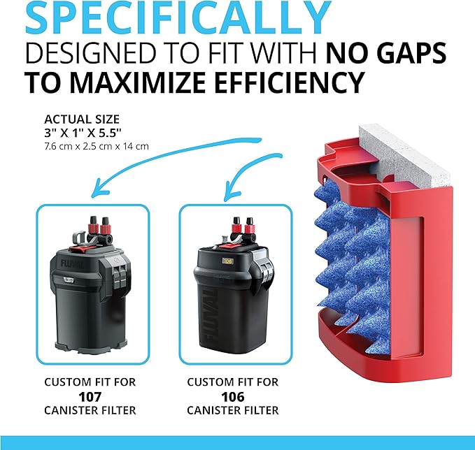 Fluval Bio-Foam Max 106/107, 2 pk