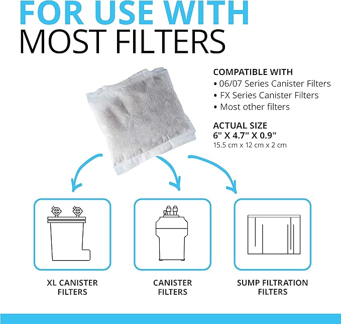 Fluval ClearMax Phosphate Remover, Chemical Filter Media for Aquariums, 100-gram Nylon Bags, A1348, All Breed Sizes, 3 Count (Pack of 12)