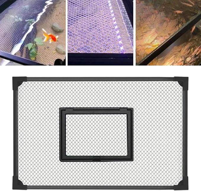 Mesh Aquarium Cover, DIY Replacement, Fine Mesh, Tear Resistant