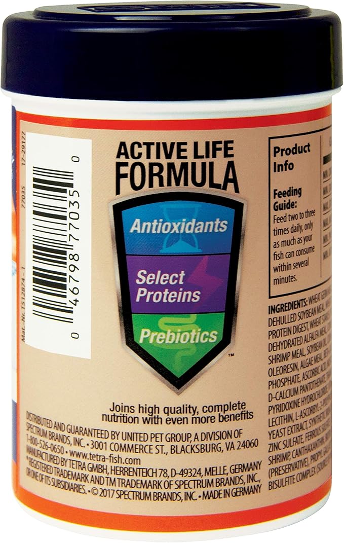 Tetra Goldfish Flakes, Nutritionally Balanced Diet for Aquarium Fish, Vitamin C Enriched Flakes, .42 oz (36 Pack)