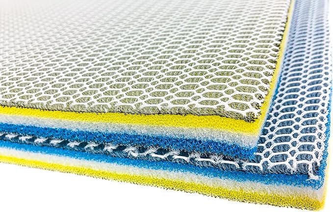 Aquarium Filter Media, 8-Layer or 9-Layer Filter Pads for Aquarium, Fish Tank Accessories Sponge Filter, Super Filtering Effect Filter Floss for Fish Tank Filters Media and Pond (1 Piece)